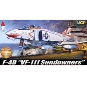 , , , ACADEMY 1/48 F-4B VF-111 SUNDOWNERS (NUOVO STAMPO)