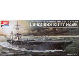 , , , ACADEMY 1/800 USS CV-63 KITTY HAWK