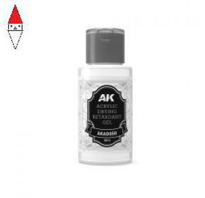 , , , ACRILICO MODELLISMO AK INTERACTIVE DRYING RETARDANT GEL 60ML