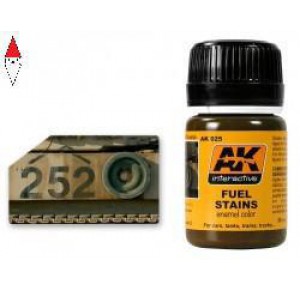 , , , SMALTO MODELLISMO AK INTERACTIVE FUEL STAINS