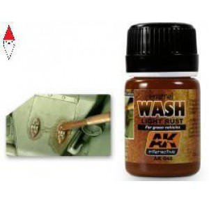 , , , SMALTO MODELLISMO AK INTERACTIVE LIGHT RUST WASH