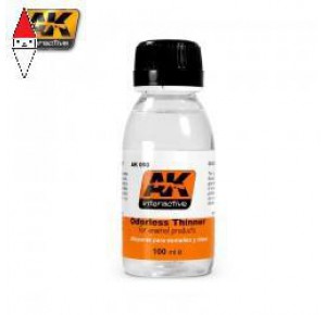 , , , SMALTO MODELLISMO AK INTERACTIVE ODORLESS TURPENTINE 100 ML