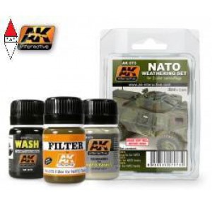 , , , SMALTO MODELLISMO AK INTERACTIVE NATO WEATHERING SET