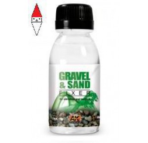 , , , ACCESSORIO VERNICI MODELLISMO AK INTERACTIVE GRAVEL AND SAND FIXER