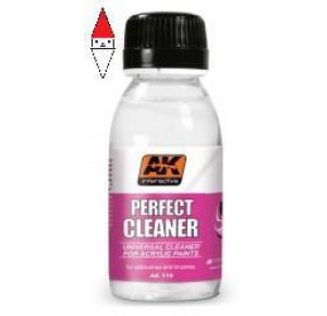 , , , ACCESSORIO VERNICI MODELLISMO AK INTERACTIVE PERFECT CLEANER 100 ML