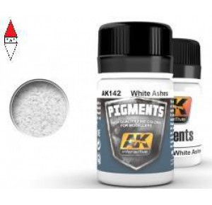 , , , PIGMENTI MODELLISMO AK INTERACTIVE WHITE ASHES