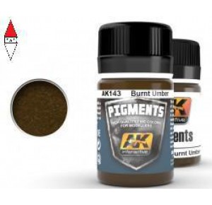, , , PIGMENTI MODELLISMO AK INTERACTIVE BURNT UMBER