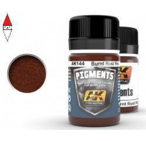 , , , PIGMENTI MODELLISMO AK INTERACTIVE BRUNT RUST RED
