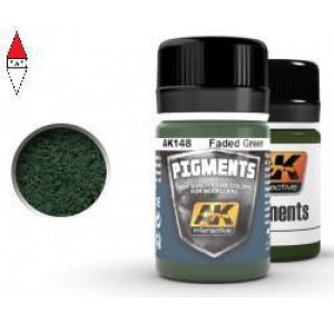 , , , PIGMENTI MODELLISMO AK INTERACTIVE FADED GREEN