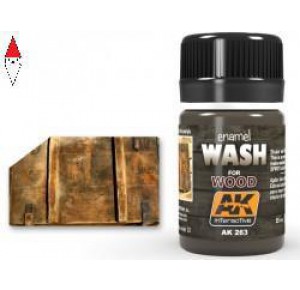 , , , SMALTO MODELLISMO AK INTERACTIVE WASH FOR WOOD