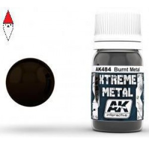 , , , VERNICE METALLICA MODELLISMO AK INTERACTIVE XTREME METAL BURNT METAL