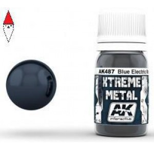 , , , VERNICE METALLICA MODELLISMO AK INTERACTIVE XTREME METAL METALIC BLUE