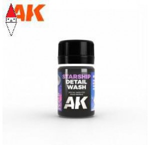 , , , SMALTO MODELLISMO AK INTERACTIVE STARSHIP DETAIL WASH 35ML