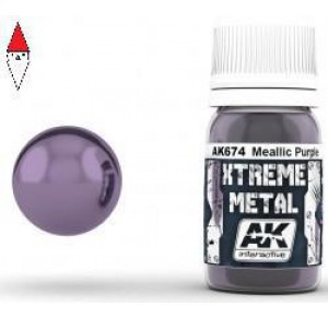 , , , VERNICE METALLICA MODELLISMO AK INTERACTIVE XTREME METAL METALLIC PURPLE