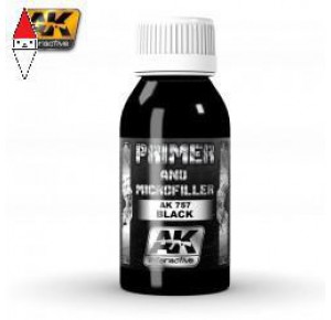 , , , FONDO MODELLISMO AK INTERACTIVE BLACK PRIMER AND MICROFILLER 100 ML
