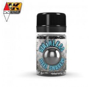, , , ACCESSORIO VERNICI MODELLISMO AK INTERACTIVE STAINLESS STEEL SHAKERS (250 BALLS)