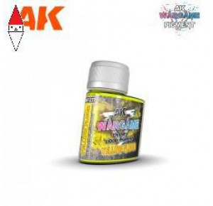 , , , PIGMENTI MODELLISMO AK INTERACTIVE YELLOW FLUOR - WARGAME LIQUID PIGMENT 35ML