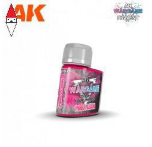 , , , PIGMENTI MODELLISMO AK INTERACTIVE PINK FLUOR - WARGAME LIQUID PIGMENT 35ML
