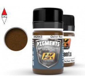 , , , PIGMENTI MODELLISMO AK INTERACTIVE OCHER RUST