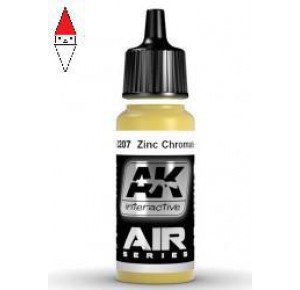 , , , ACRILICO MODELLISMO AK INTERACTIVE ZINC CHROMATE YELLOW 17ML