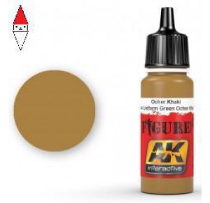 , , , ACRILICO MODELLISMO AK INTERACTIVE OCHER KHAKI / M-44 UNIFORM GREEN OCHER KHAKI