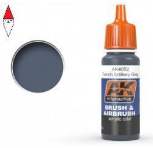 , , , ACRILICO MODELLISMO AK INTERACTIVE (ACRYLIC) FRENCH ARTILLERY GREY