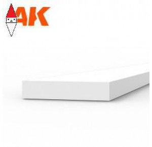 , , , AK INTERACTIVE STRIPS 1.00 X 5.00 X 350MM - STYRENE STRIP