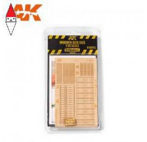 , , , AK INTERACTIVE 1/35 LASER CUT WOODEN BOX 005 (9)