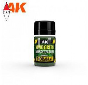 , , , AK INTERACTIVE VIVID GREEN MOSSY TEXTURE 35ML