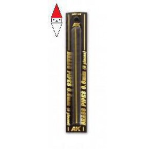 , , , AK INTERACTIVE BRASS PIPES 0.6 MM 5 UNITS