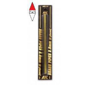 , , , AK INTERACTIVE BRASS PIPES 2.8 MM 2 UNITS