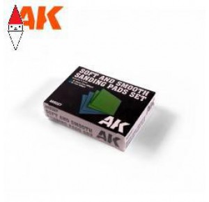 , , , AK INTERACTIVE SOFT AND SMOOTH SANDING PADS SET (4)