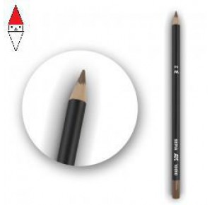 , , , MATITA MODELLISMO AK INTERACTIVE WATERCOLOR PENCIL SEPIA