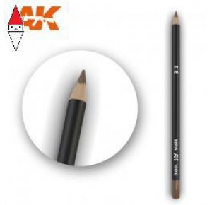 , , , MATITA MODELLISMO AK INTERACTIVE WATERCOLOR PENCIL SEPIA (BOX - 5 UNITS)