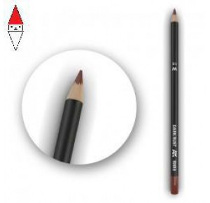 , , , MATITA MODELLISMO AK INTERACTIVE WATERCOLOR PENCIL DARK RUST