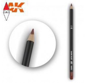 , , , MATITA MODELLISMO AK INTERACTIVE WATERCOLOR PENCIL DARK RUST (BOX - 5 UNITS)