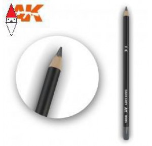 , , , MATITA MODELLISMO AK INTERACTIVE WATERCOLOR PENCIL DARK GREY (BOX - 5 UNITS)