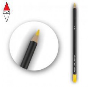 , , , MATITA MODELLISMO AK INTERACTIVE WATERCOLOR PENCIL YELLOW