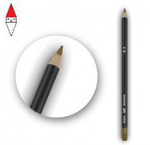 , , , MATITA MODELLISMO AK INTERACTIVE WATERCOLOR PENCIL BRONZE