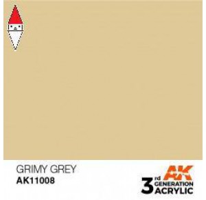 , , , ACRILICO MODELLISMO AK INTERACTIVE GRIMY GREY 17ML