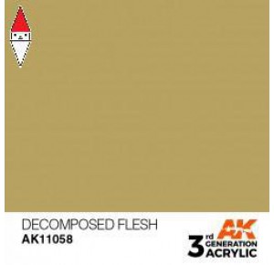 , , , ACRILICO MODELLISMO AK INTERACTIVE DECOMPOSED FLESH 17ML
