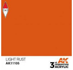 , , , ACRILICO MODELLISMO AK INTERACTIVE MEDIUM RUST 17ML