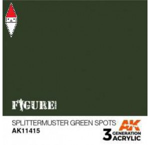 , , , ACRILICO MODELLISMO AK INTERACTIVE SPLITTERMUSTER GREEN SPOTS