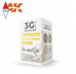 , , , ACRILICO MODELLISMO AK INTERACTIVE LUFTWAFFE PRE-WWII AIRCRAFT COLORS SET 3G