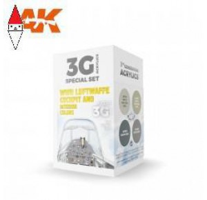 , , , ACRILICO MODELLISMO AK INTERACTIVE WWII LUFTWAFFE COCKPIT AND INTERIOR