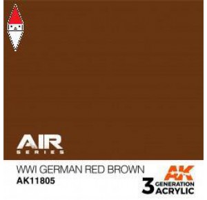 , , , ACRILICO MODELLISMO AK INTERACTIVE WWI GERMAN RED BROWN