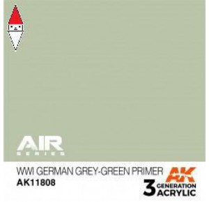 , , , ACRILICO MODELLISMO AK INTERACTIVE WWI GERMAN GREY-GREEN PRIMER