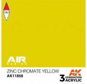 , , , ACRILICO MODELLISMO AK INTERACTIVE ZINC CHROMATE YELLOW