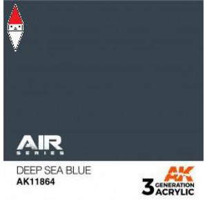 , , , ACRILICO MODELLISMO AK INTERACTIVE DEEP SEA BLUE