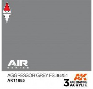 , , , ACRILICO MODELLISMO AK INTERACTIVE AGGRESSOR GREY FS 36251